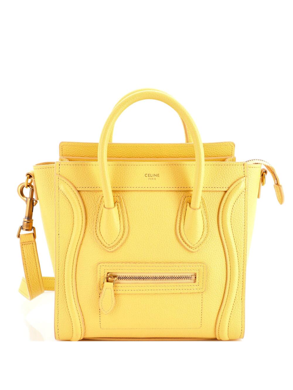 Celine Luggage Bag Grainy Leather Nano #377148C17B